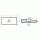 Plate For Engine 75 to 225Hp - Honda wedge anode - 20mm-0.79" - 801407 - RKCV
